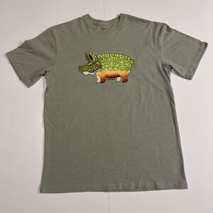 Patagonia Men's Fish Hog Responsibility-Tee T-Shirt Drifter Gray Size Medium